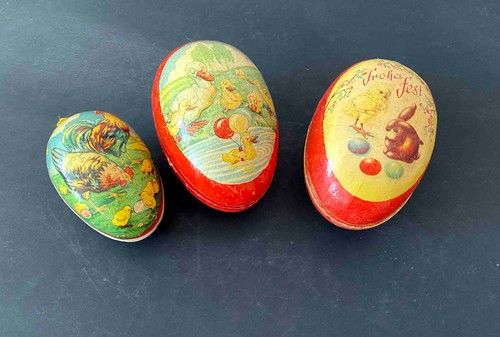 Alte antike pappostereier - alte,