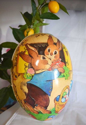 Füllei osterei ddr - osterei, pappmache