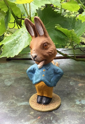 Antiker rauchender osterhase - rauchender,